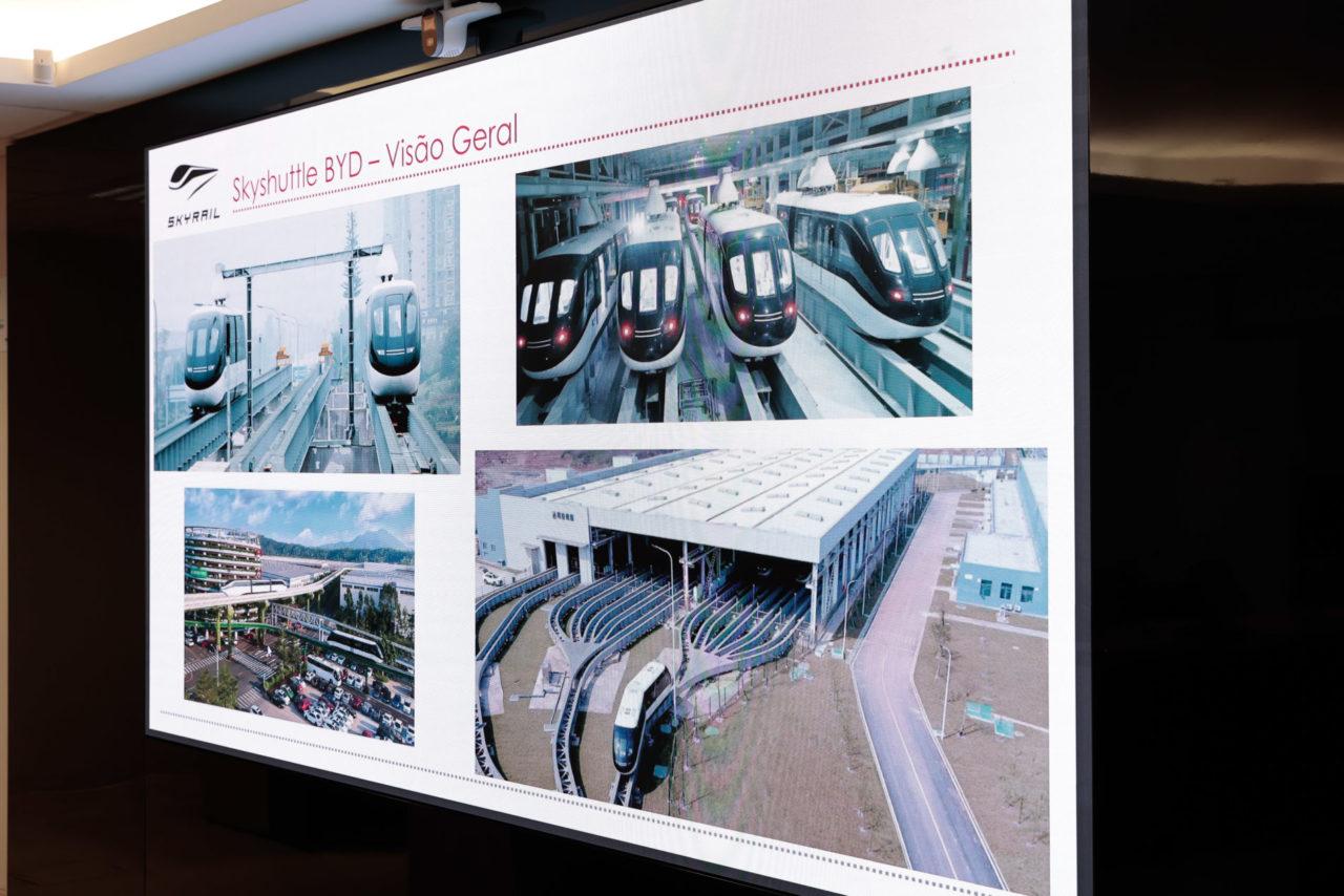 BYD apresenta projeto para implantação de sistema de transporte leve automatizado