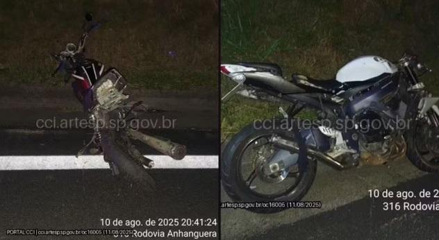 Motociclista morre após bater em outra moto na Rodovia Anhanguera em Jundiaí