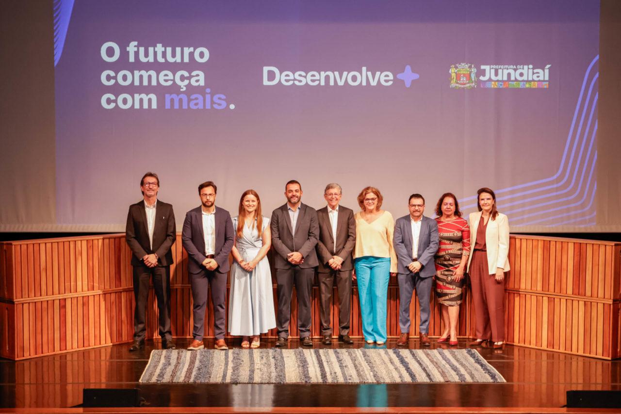Evento marca o lançamento do programa Desenvolve+ e do Guia de Investimentos Jundiaí