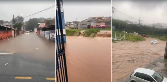 Com descaso e falta de planejamento da prefeitura chuva alaga ruas em Jundiaí